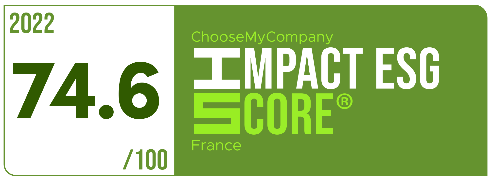 Label Impact Score 2022 France