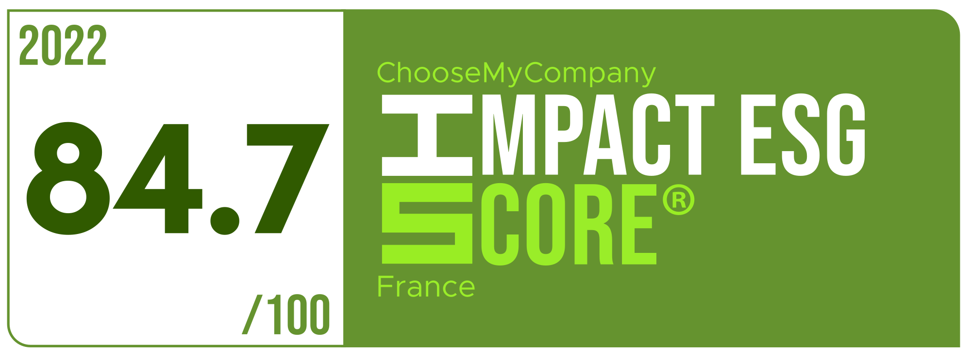 Label Impact Score 2022 France