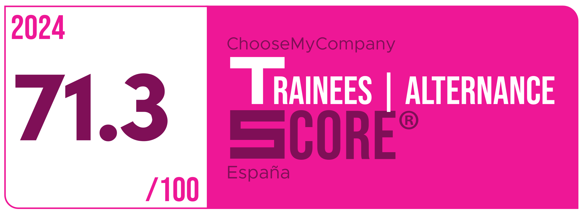Label Trainees-apprentices Score 2023-2024 España