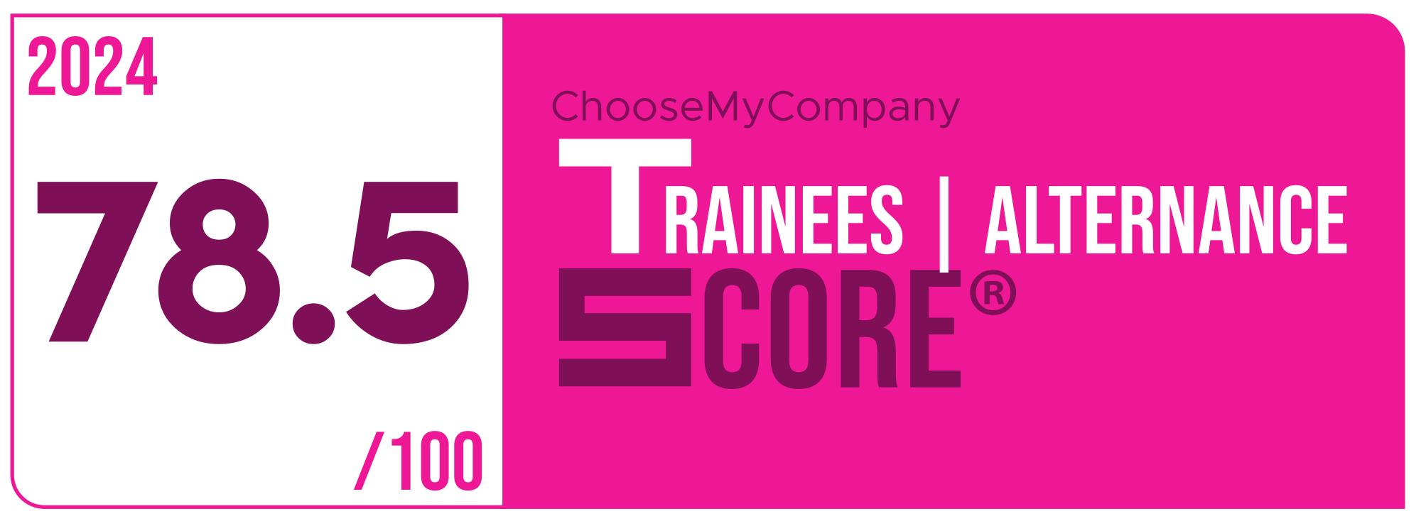 Label Trainees-apprentices Score 2023-2024 