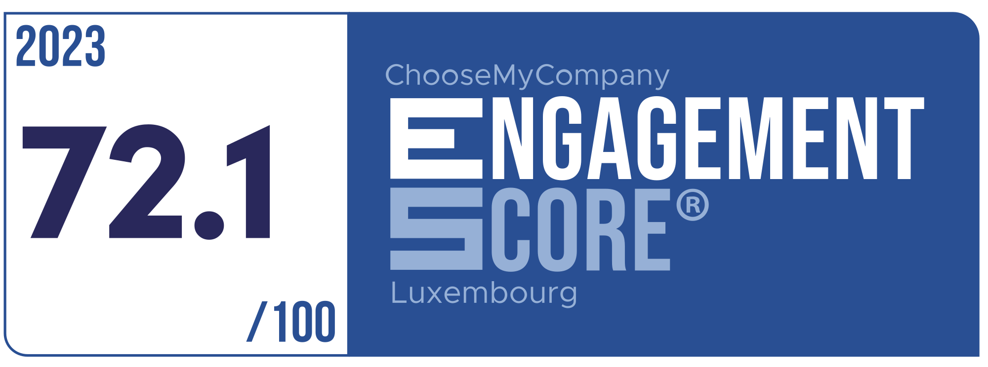 Label Engagement Score 2023 Luxembourg