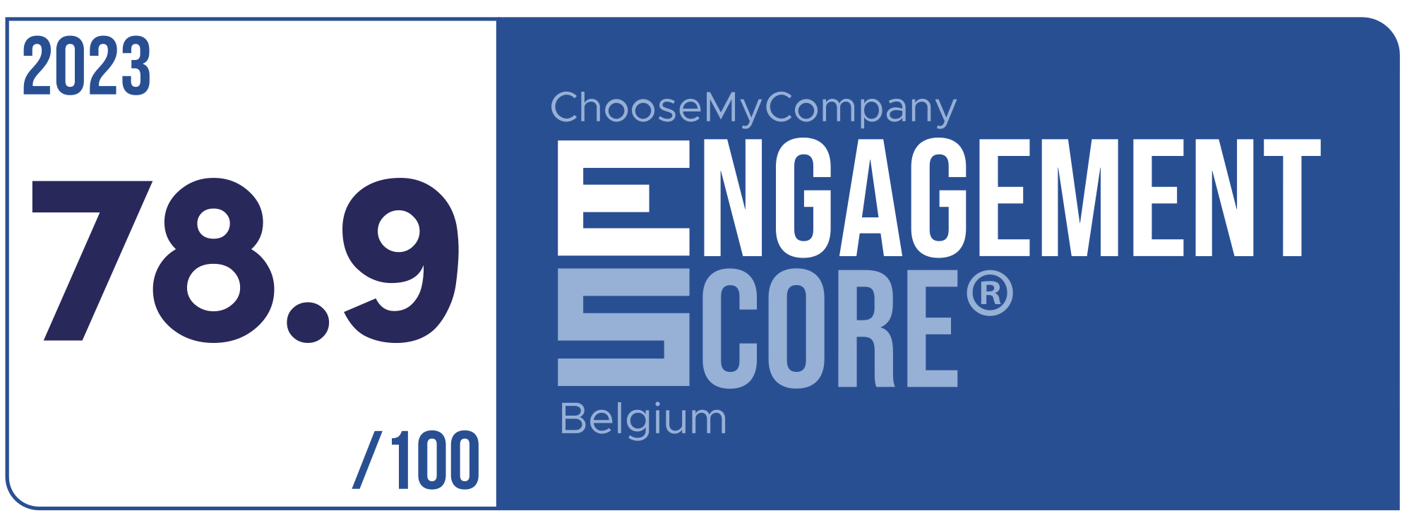 Label Engagement Score 2023 Belgium