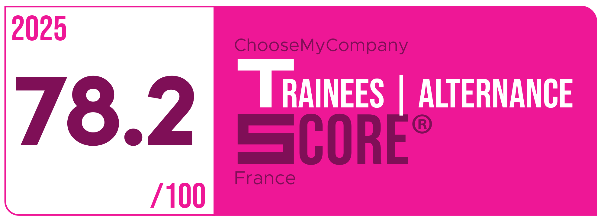 Label Trainees-apprentices Score 2024-2025 France