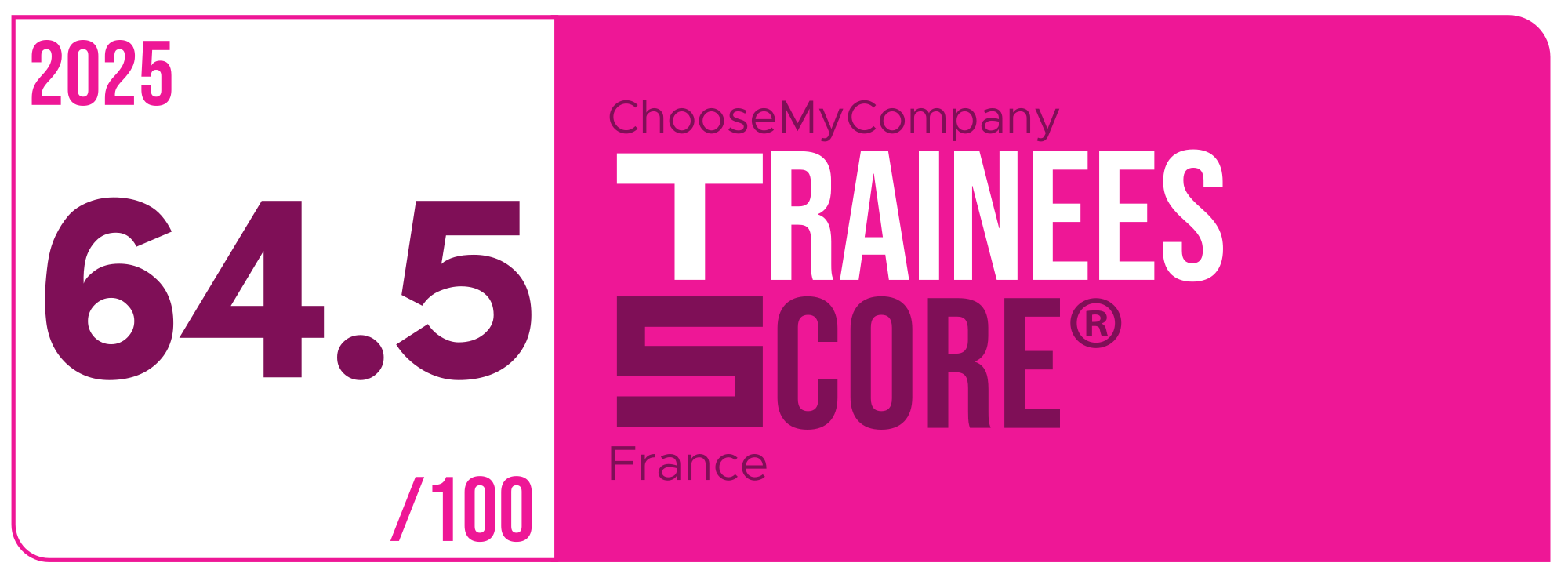 Label Trainees Score 2024-2025 France