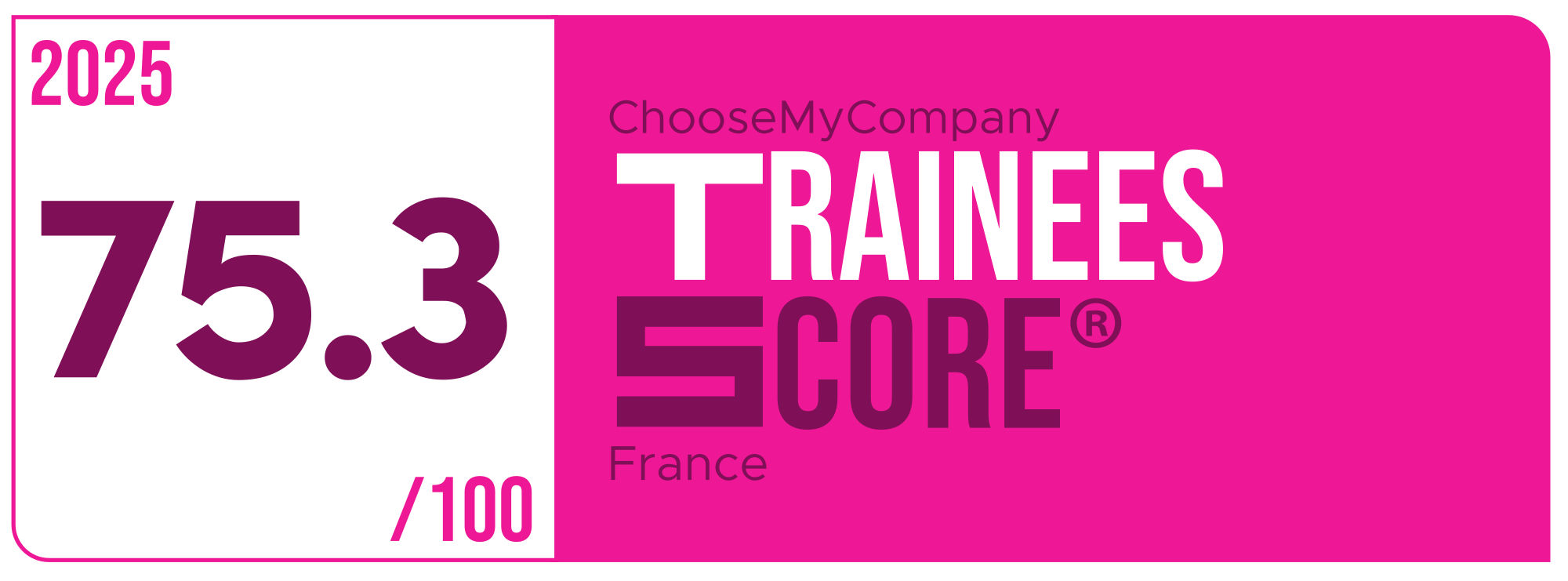 Label Trainees Score 2024-2025 France