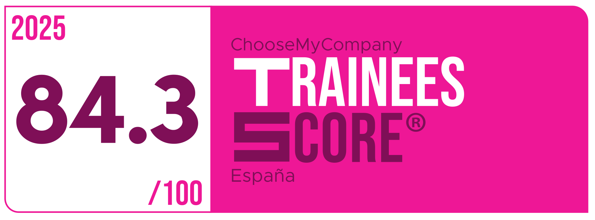 Label Trainees Score 2024-2025 España