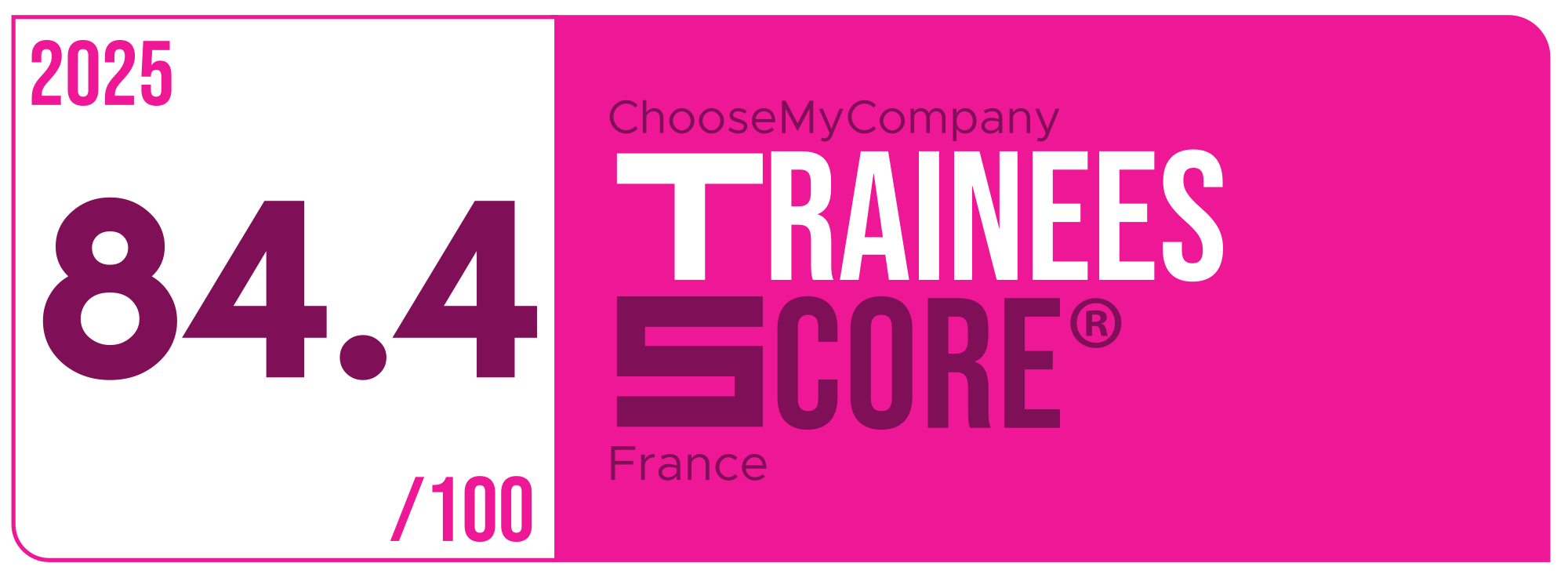 Label Trainees Score 2024-2025 France