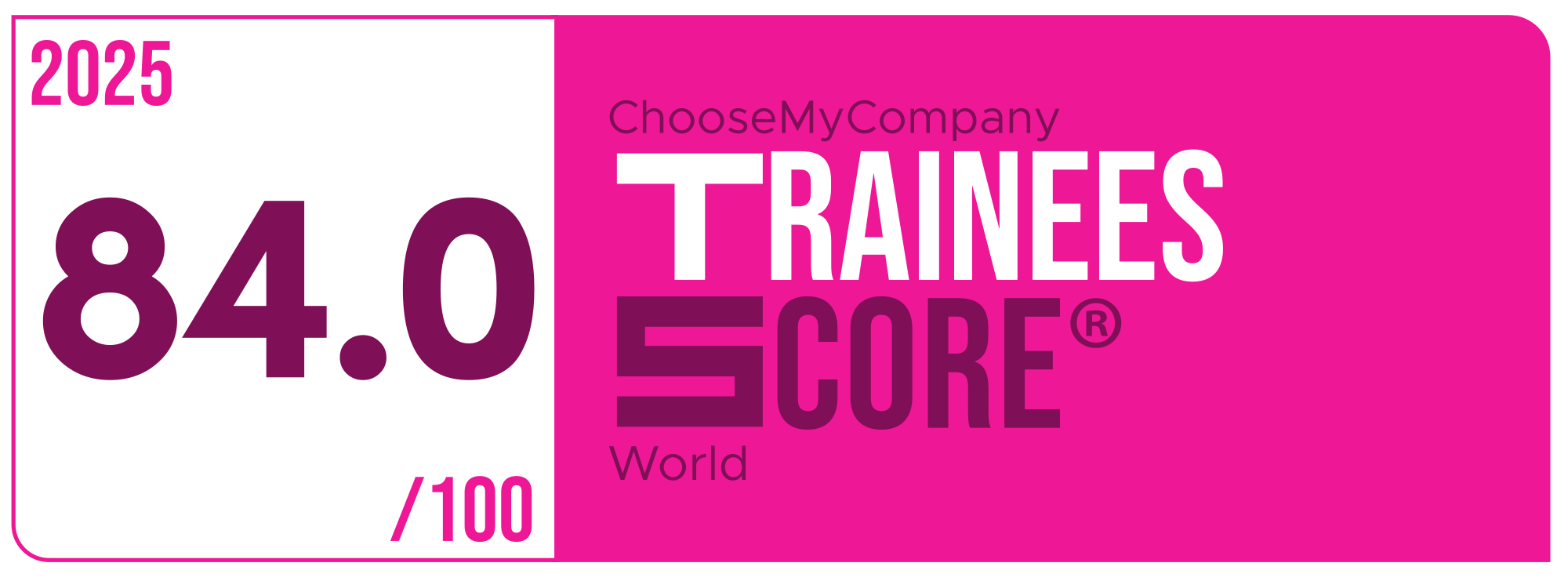 Label Trainees Score 2024-2025 World