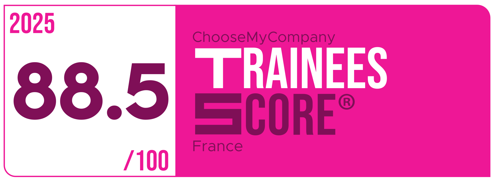 Label Trainees Score 2024-2025 France