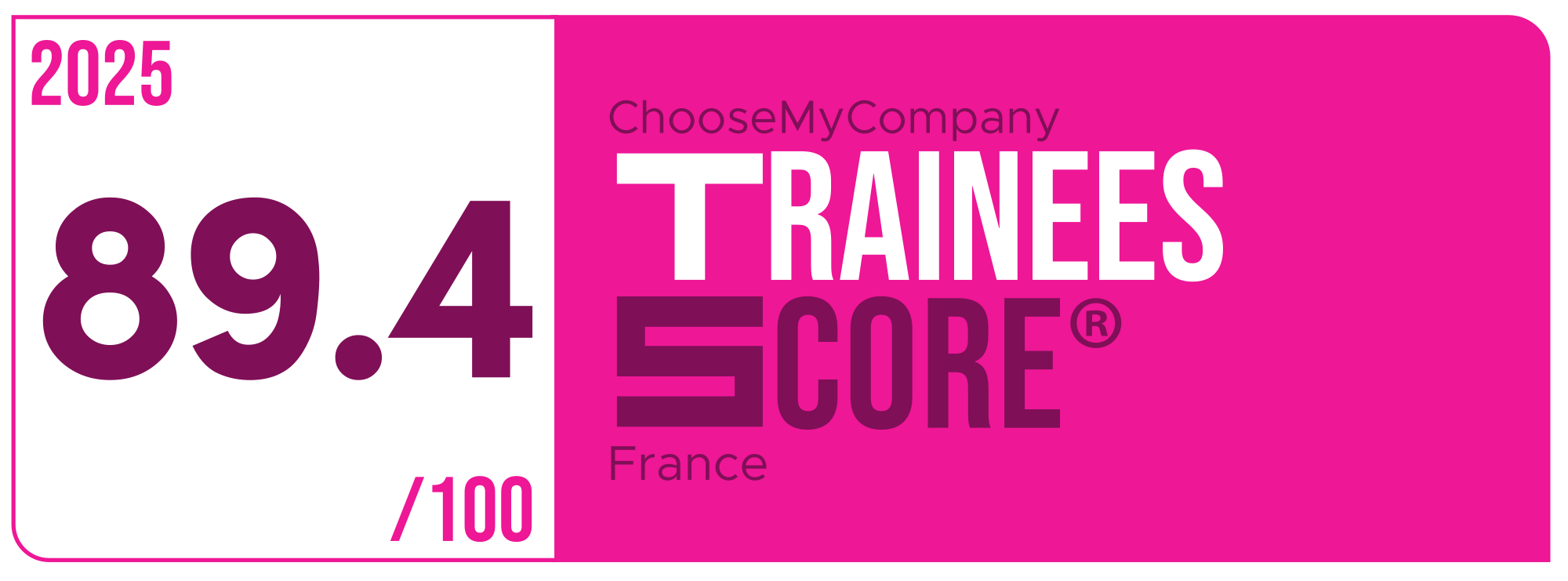 Label Trainees Score 2024-2025 France