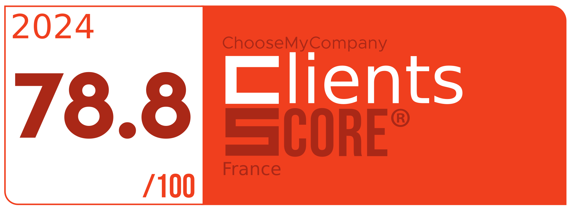 Label Clients Score 2024 France