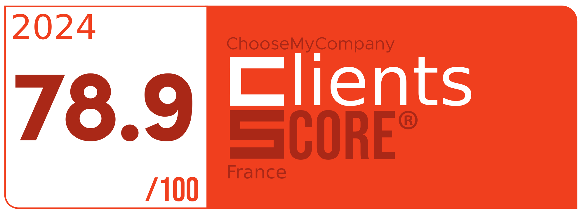 Label Clients Score 2024 France