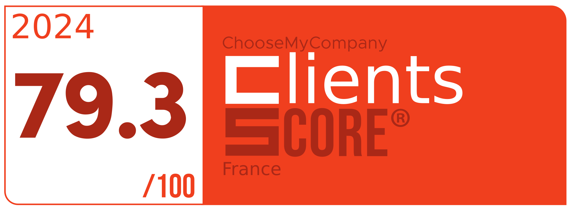 Label Clients Score 2024 France