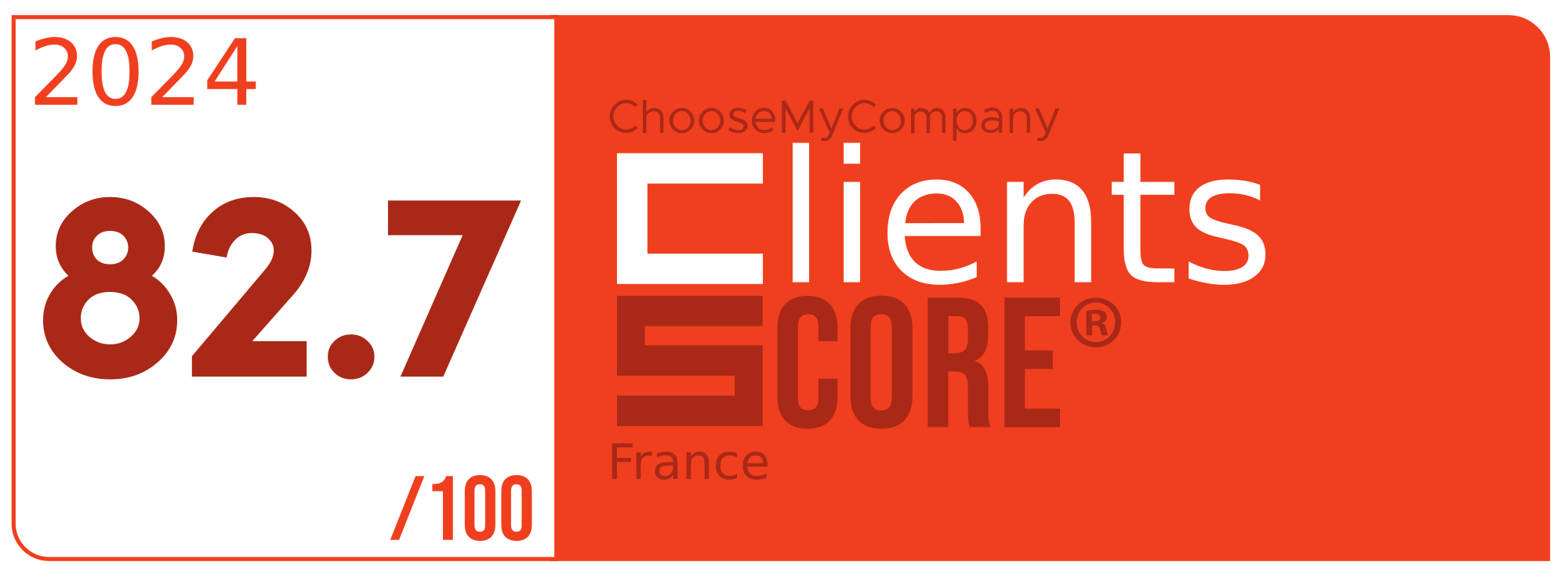Label Clients Score 2024 France