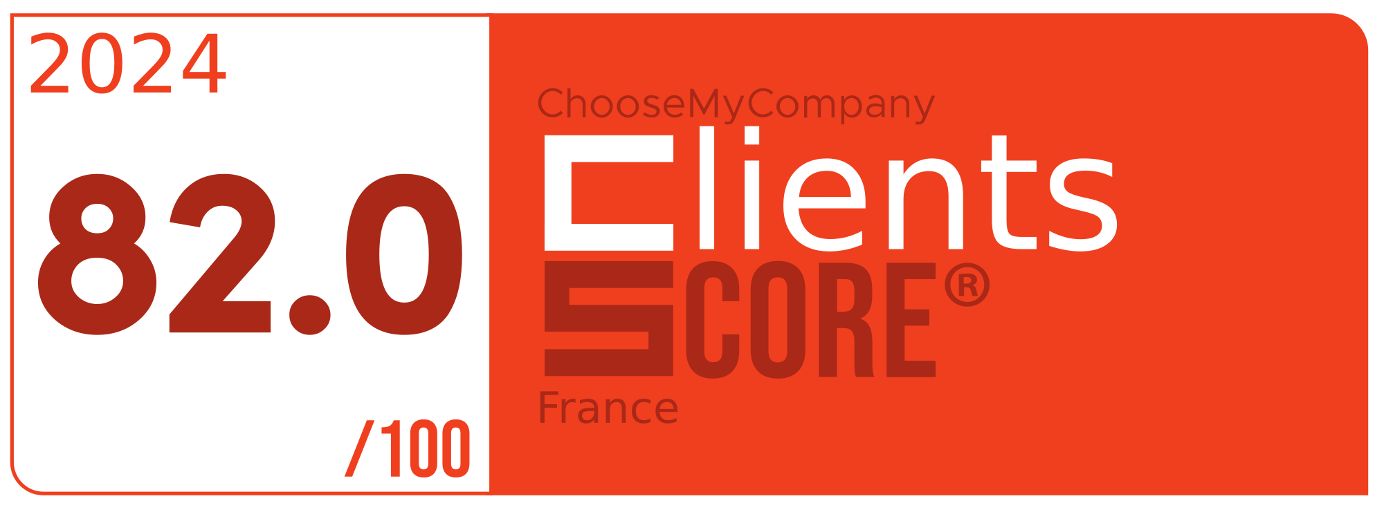 Label Clients Score 2024 France