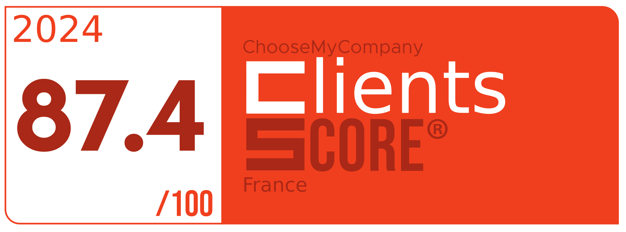 Label Clients Score 2024 France