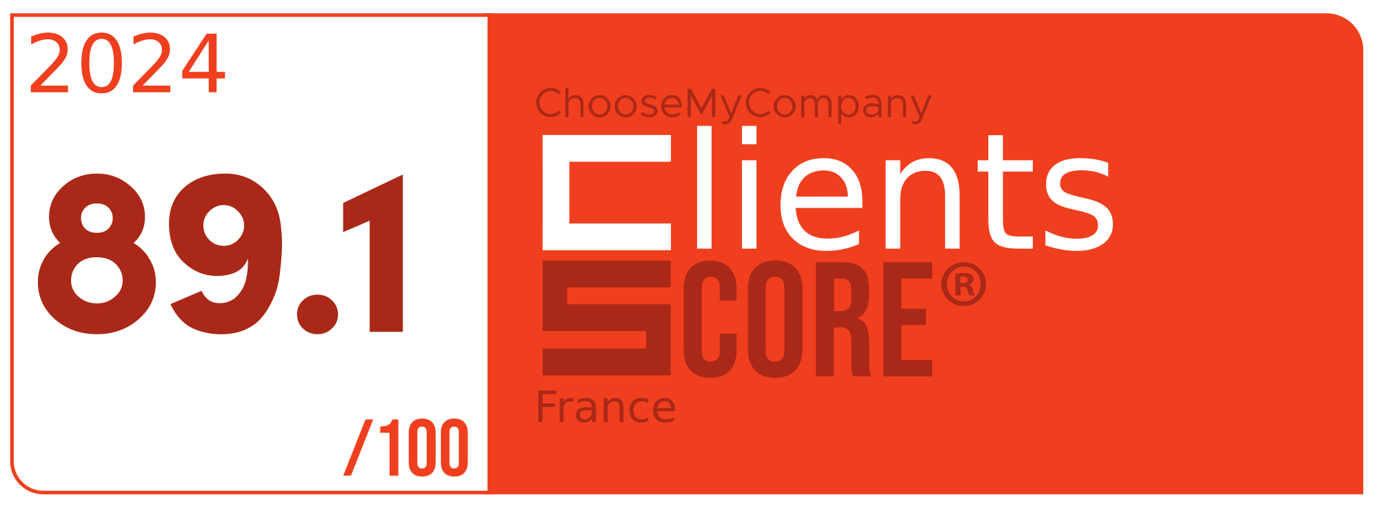 Label Clients Score 2024 France