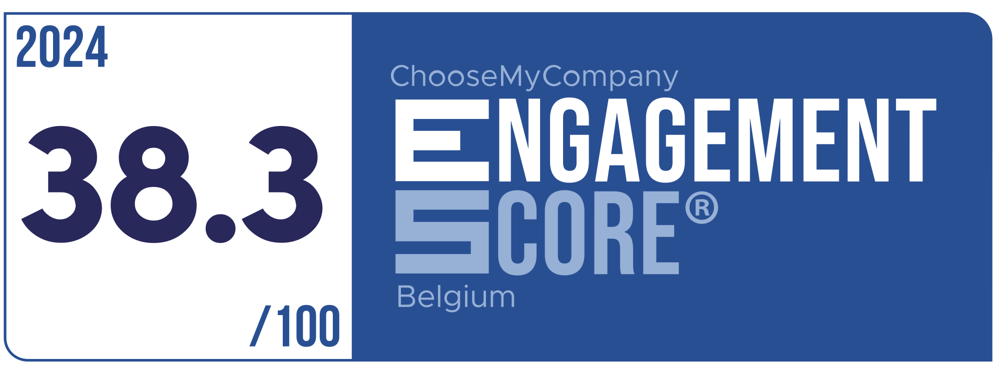 Label Engagement Score 2024 Belgium