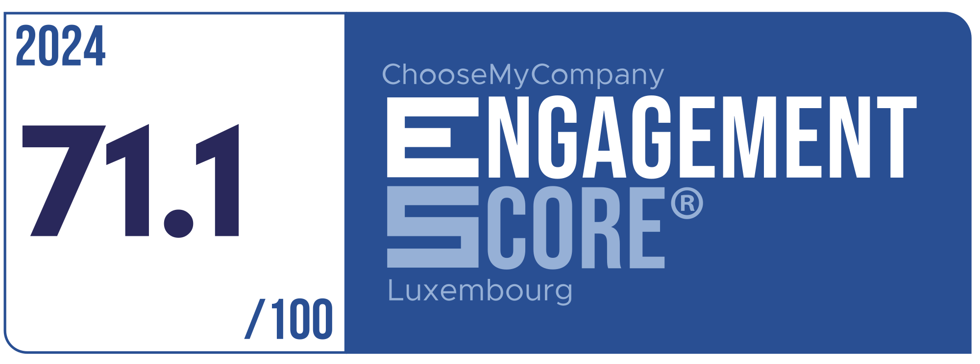 Label Engagement Score 2024 Luxembourg