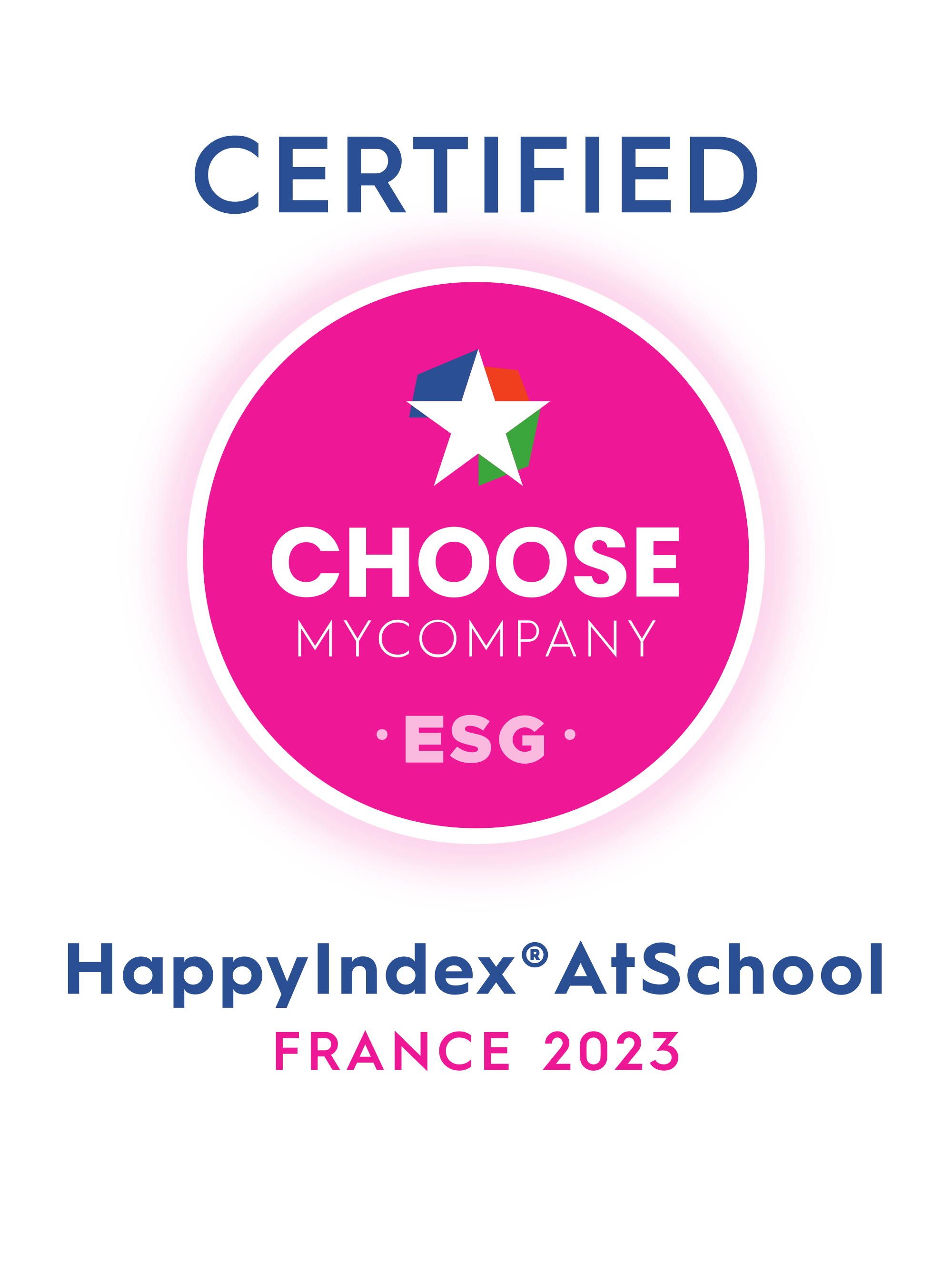 Logo HappyIndex®AtSchool | France 2023
