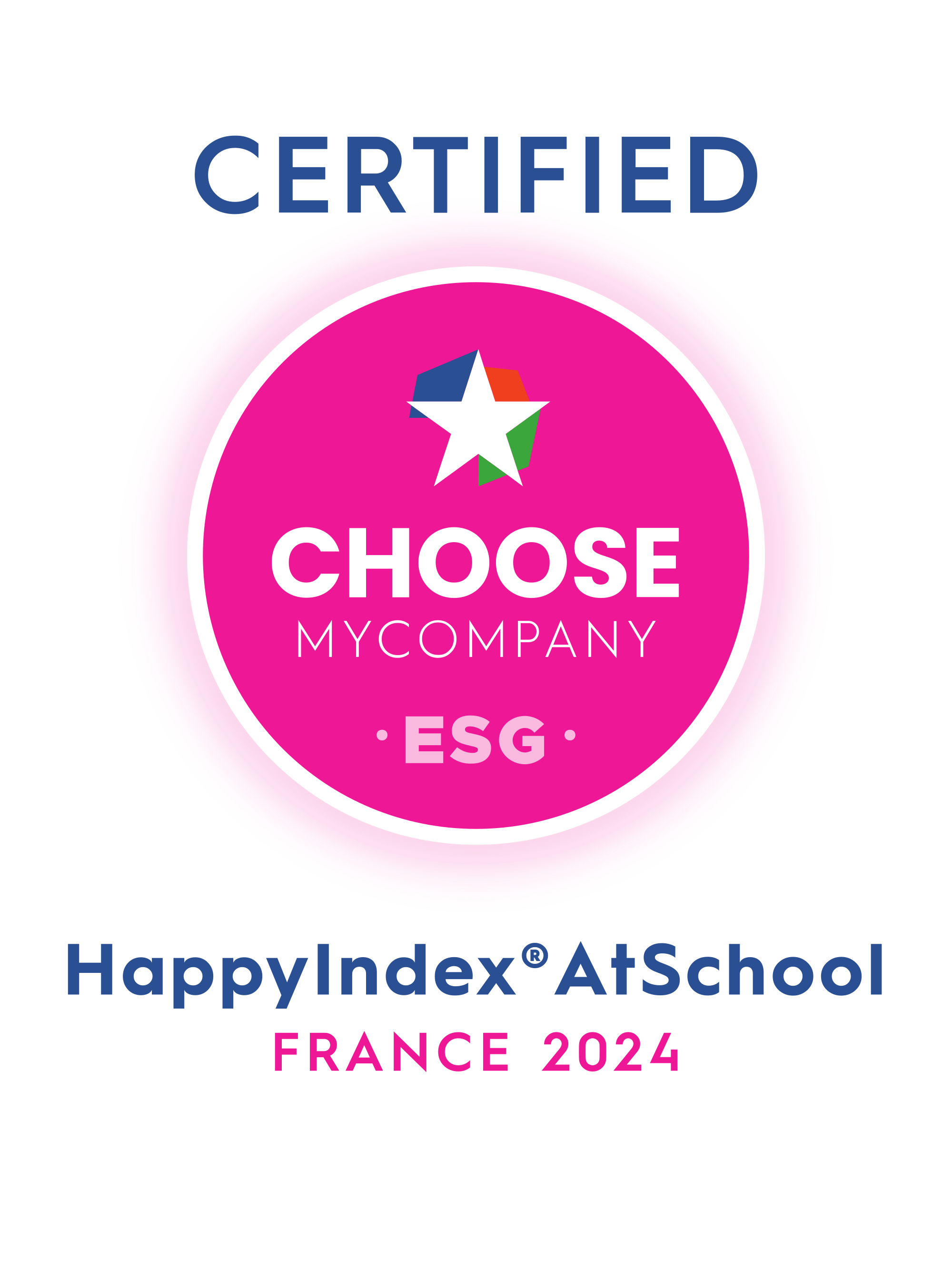 Logo HappyIndex®AtSchool | France 2024