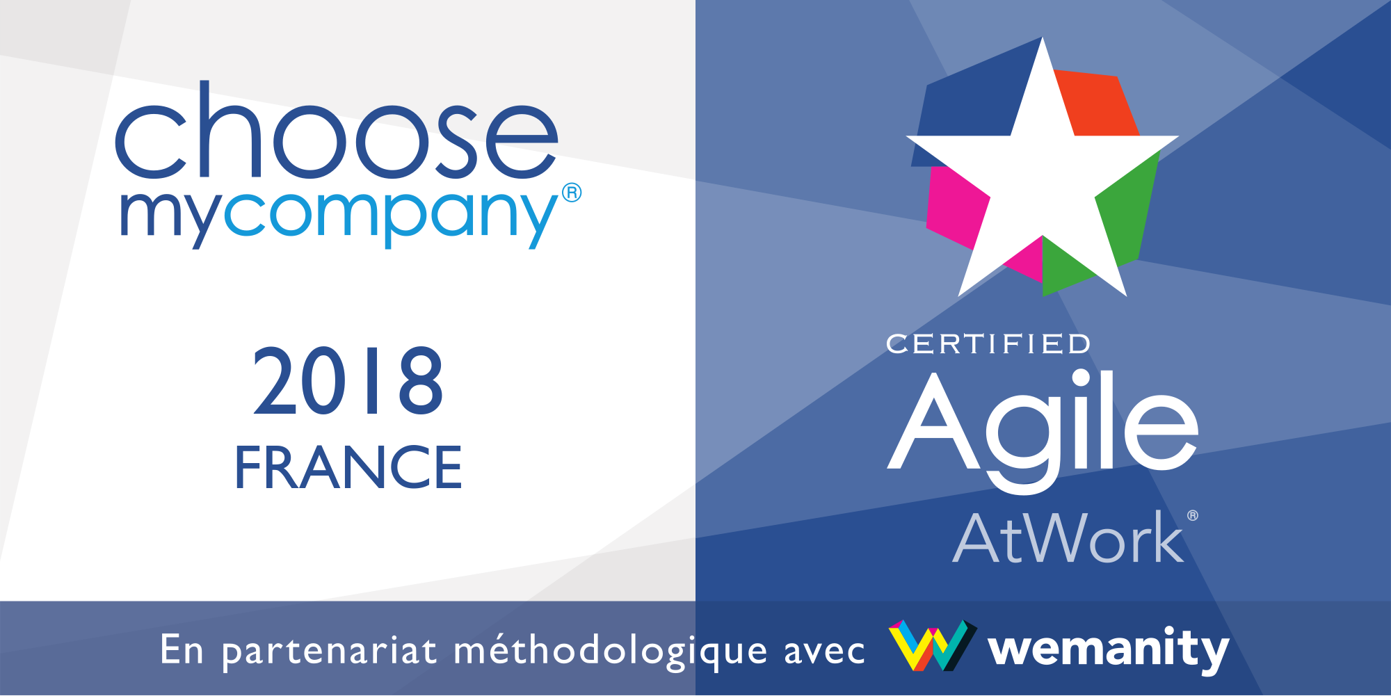 Logo AgileAtWork® | France 2018