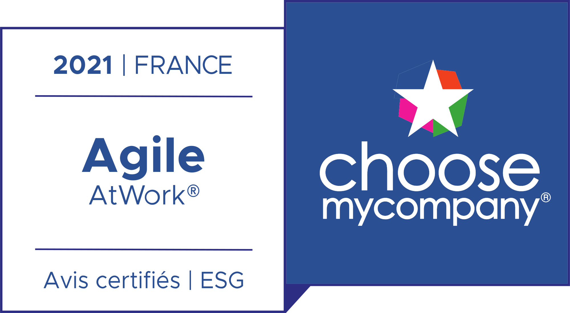 Logo AgileAtWork® | France 2021