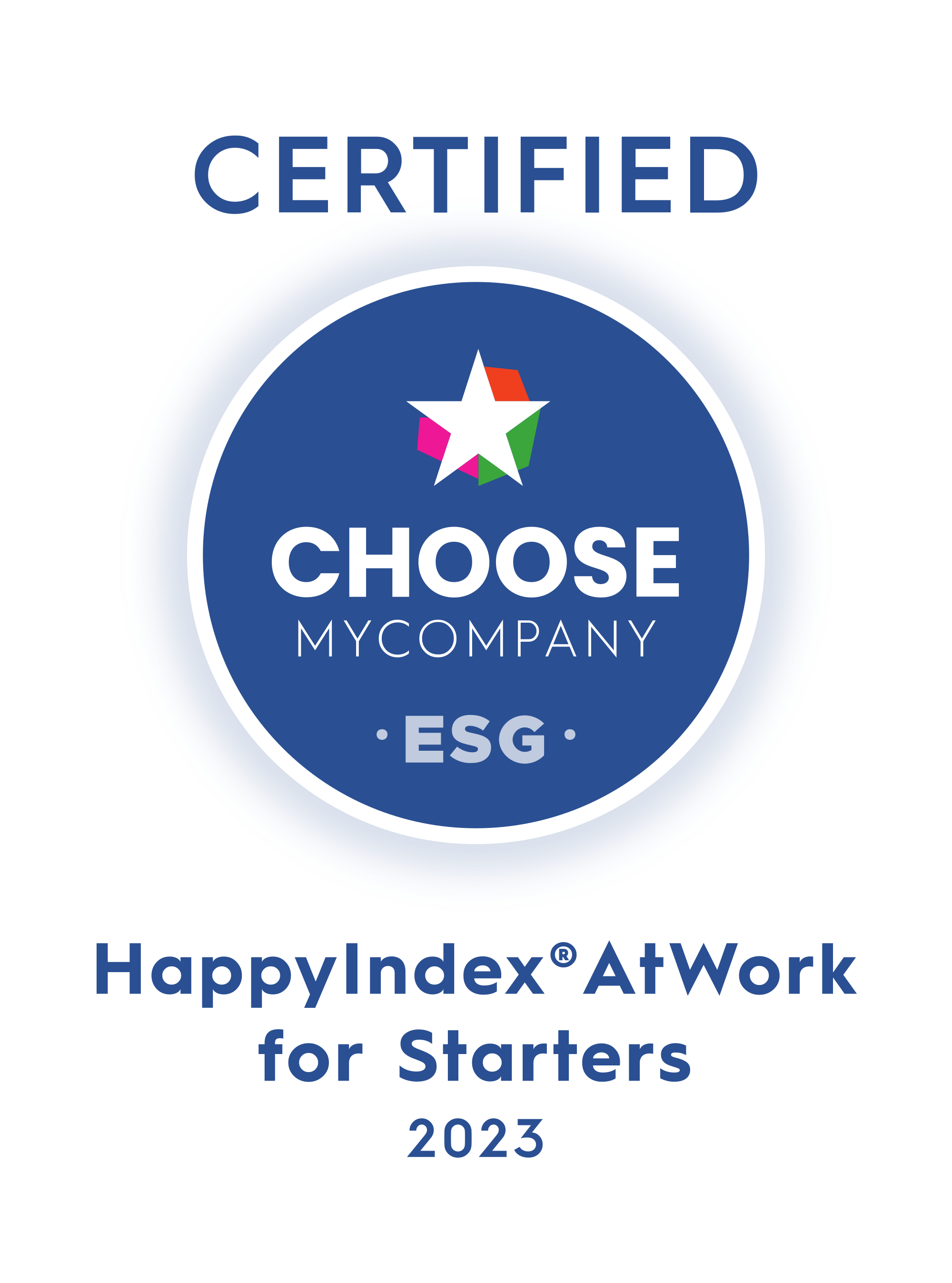 Logo HappyIndex®AtWork for Starters | 2023