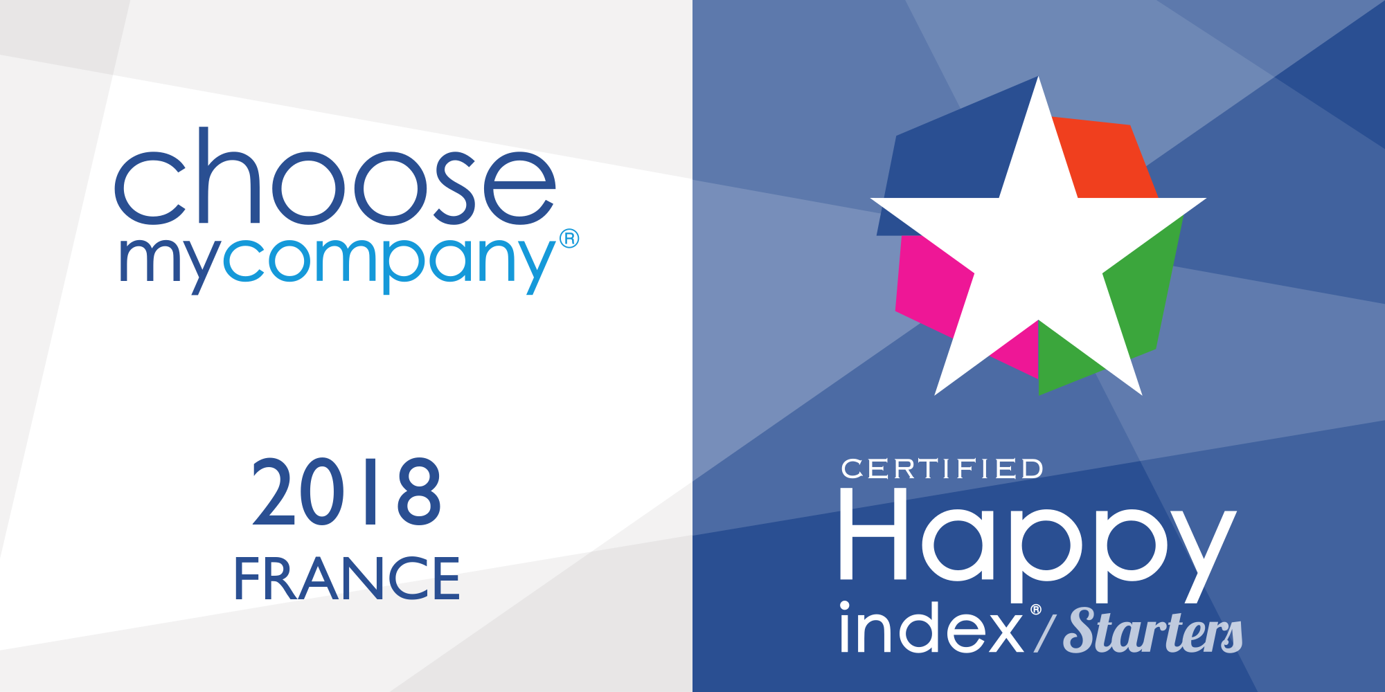 Logo HappyIndex®AtWork for Starters | France 2018