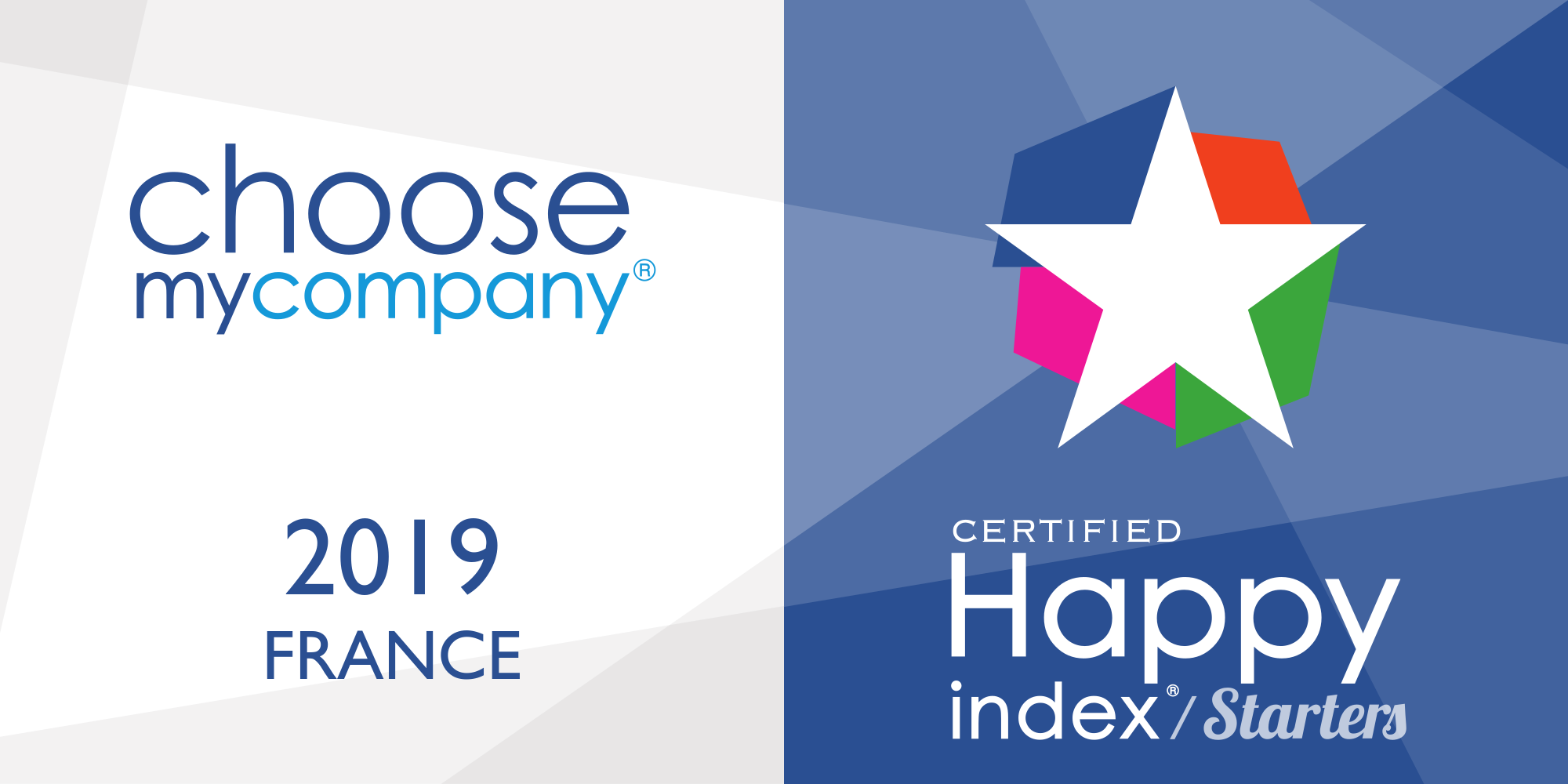 Logo HappyIndex®AtWork for Starters | France 2019