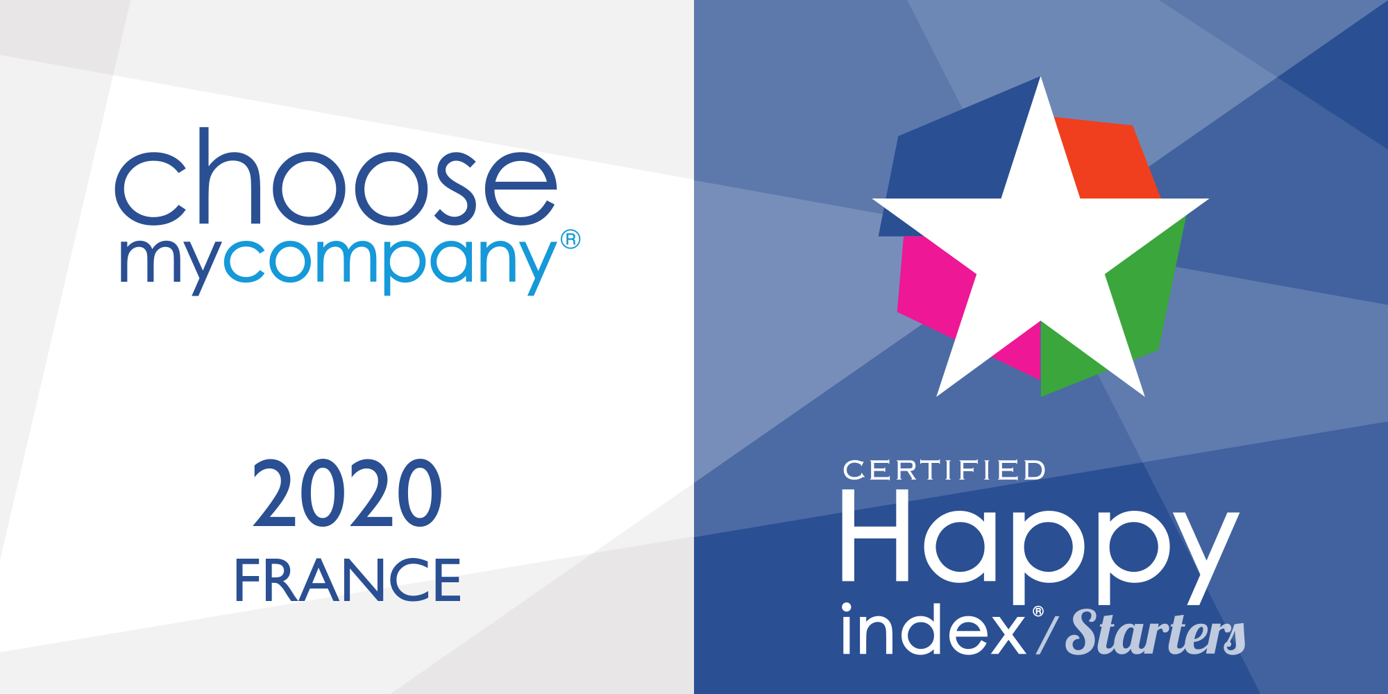 Logo HappyIndex®AtWork for Starters | France 2020