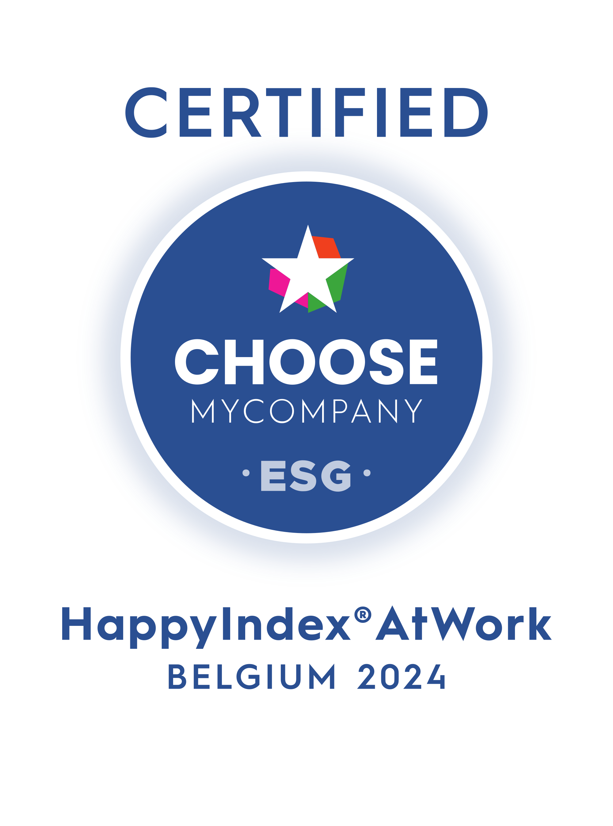 Label HappyIndex®AtWork | Belgium 2024
