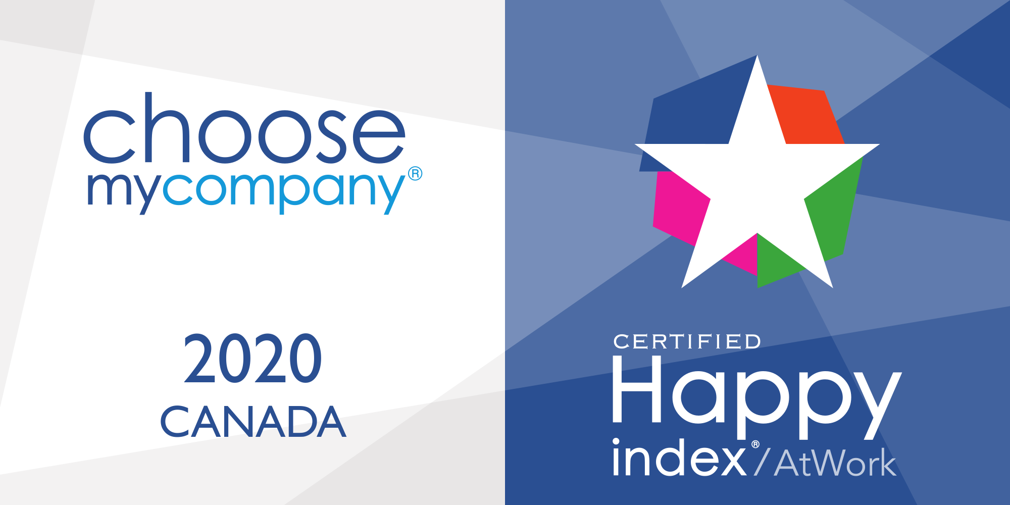 Logo HappyIndex®AtWork | Canada 2020