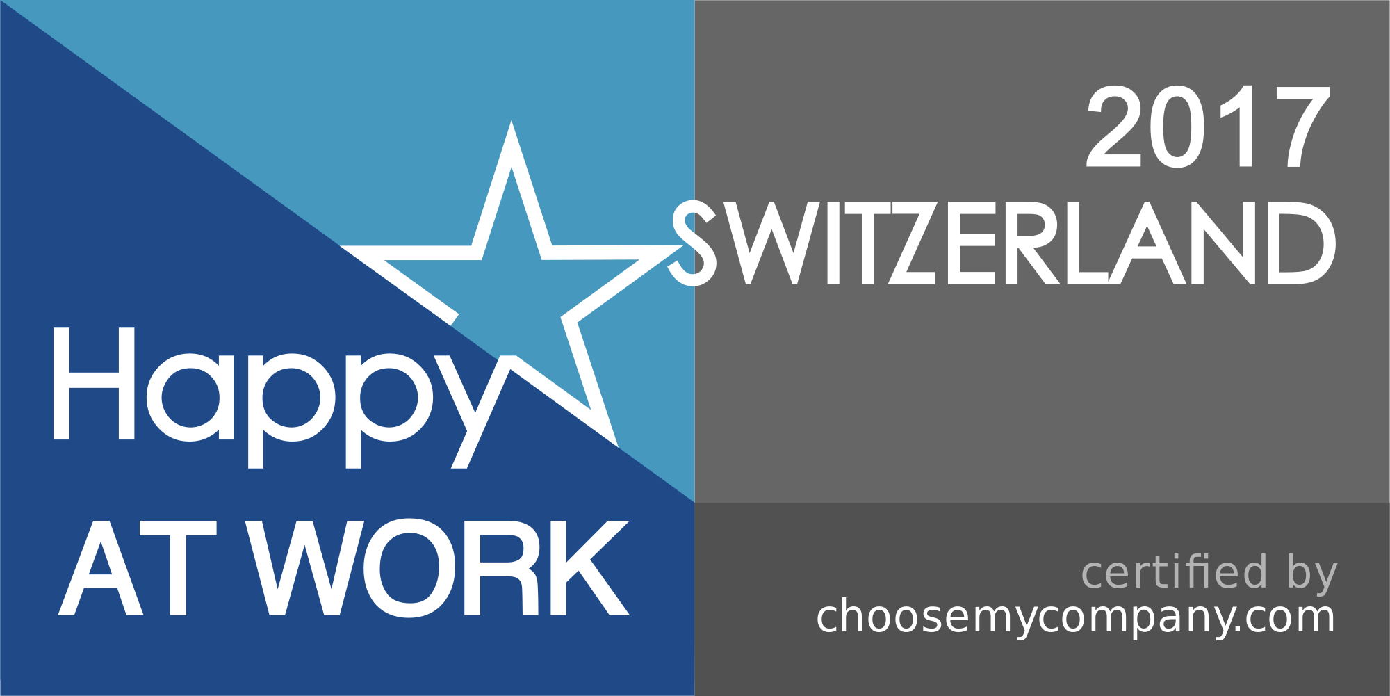 Logo HappyIndex®AtWork | Switzerland 2017