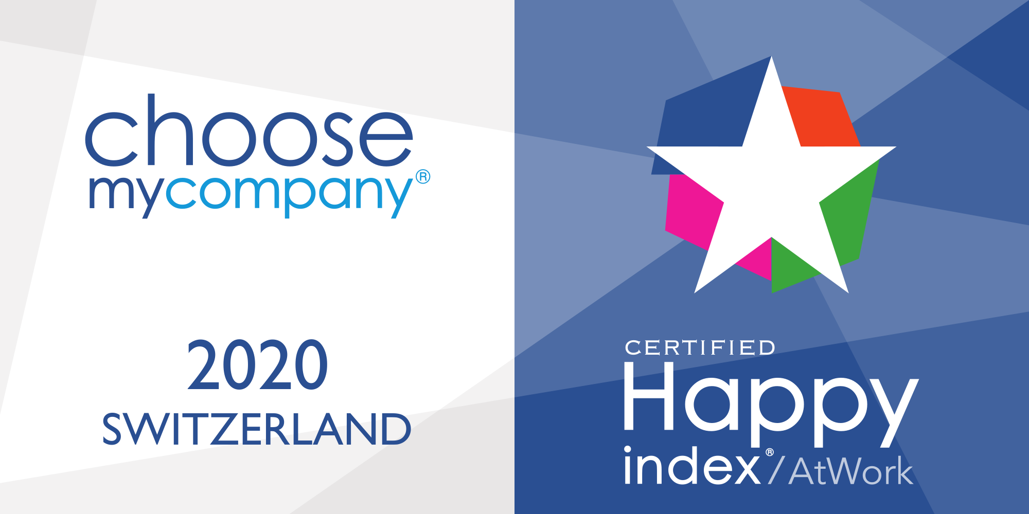 Logo HappyIndex®AtWork | Switzerland 2020