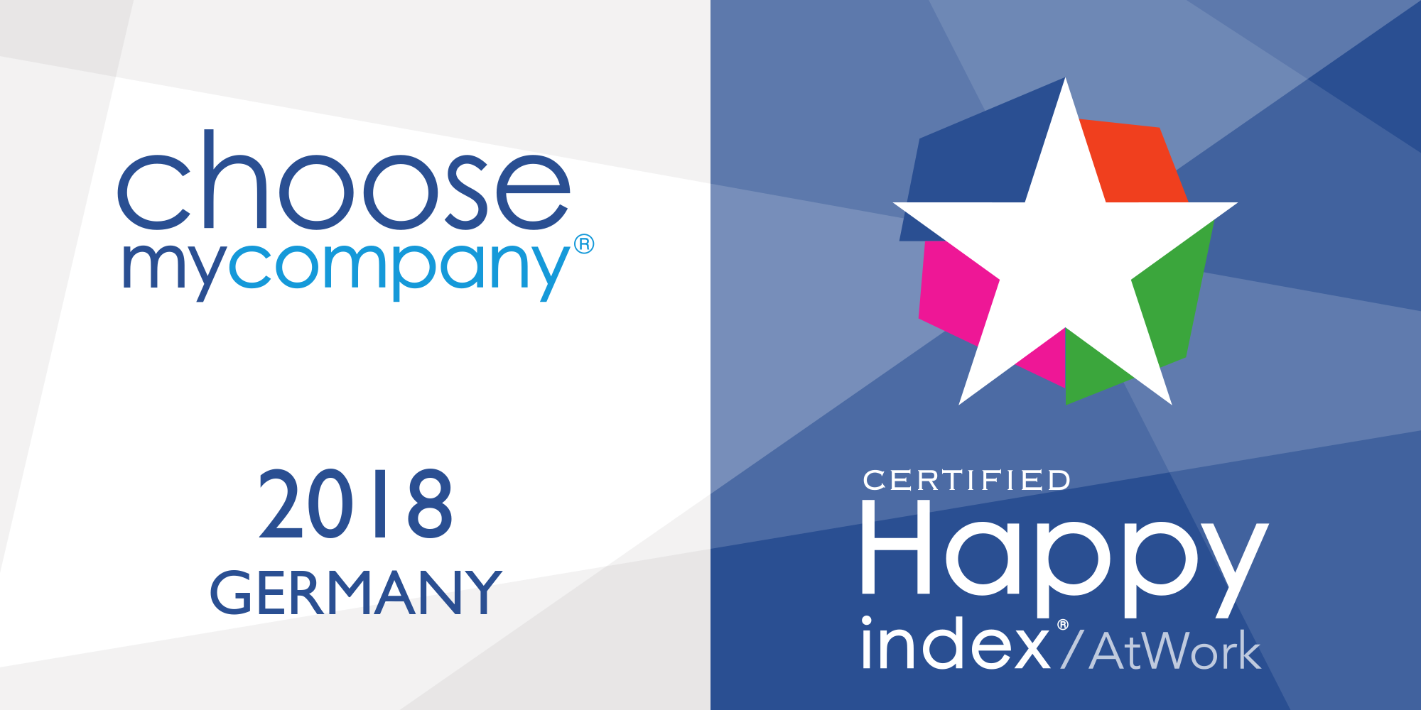 Logo HappyIndex®AtWork | Germany 2018