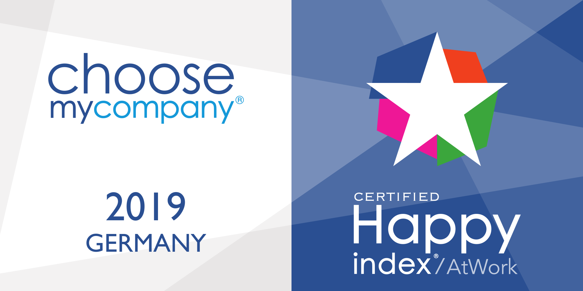 Logo HappyIndex®AtWork | Germany 2019