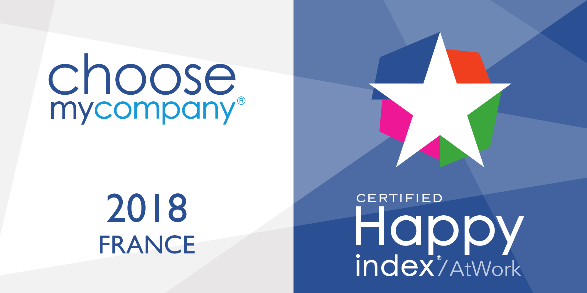 Logo HappyIndex®AtWork | France 2018