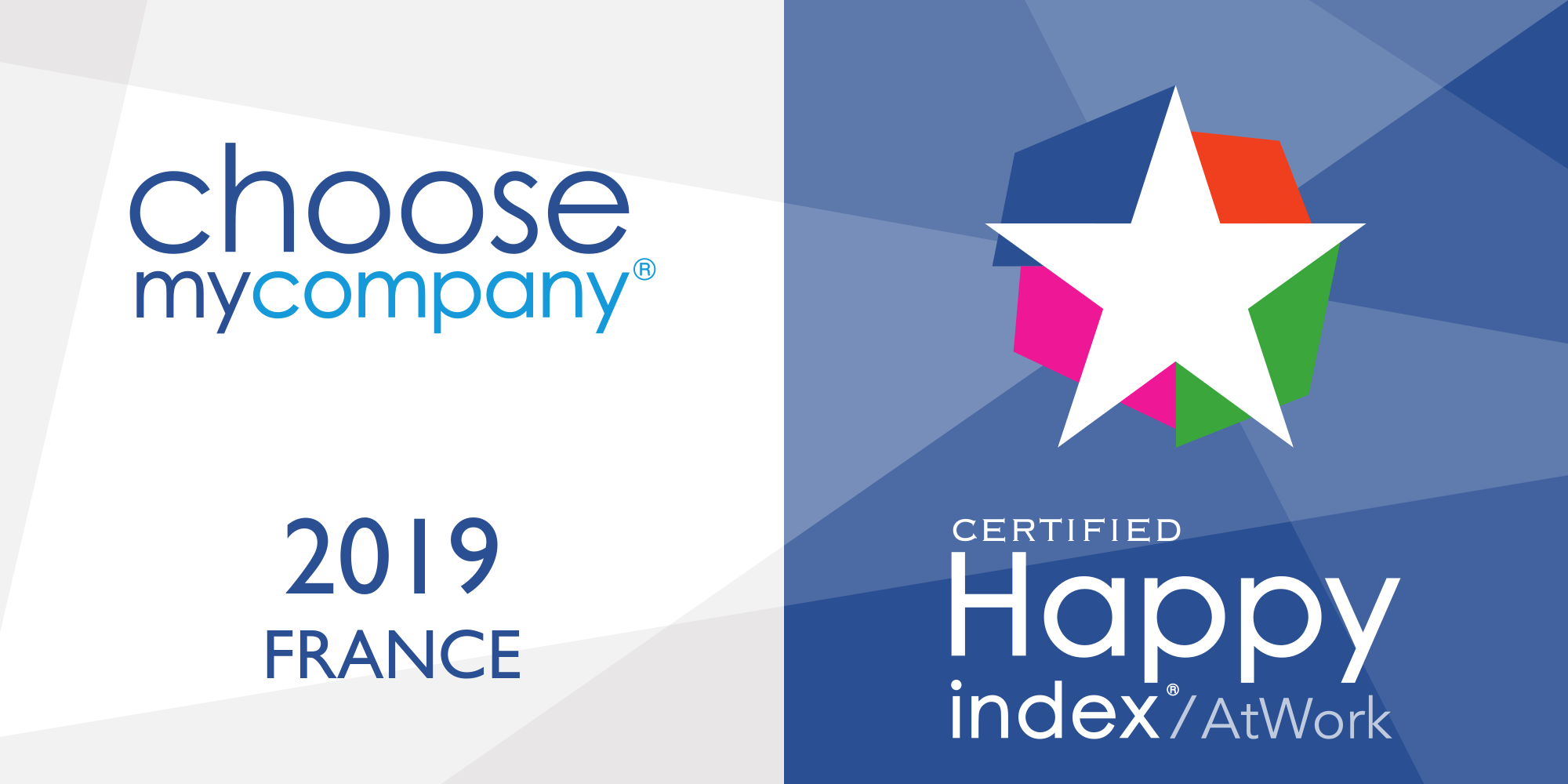 Logo HappyIndex®AtWork | France 2019
