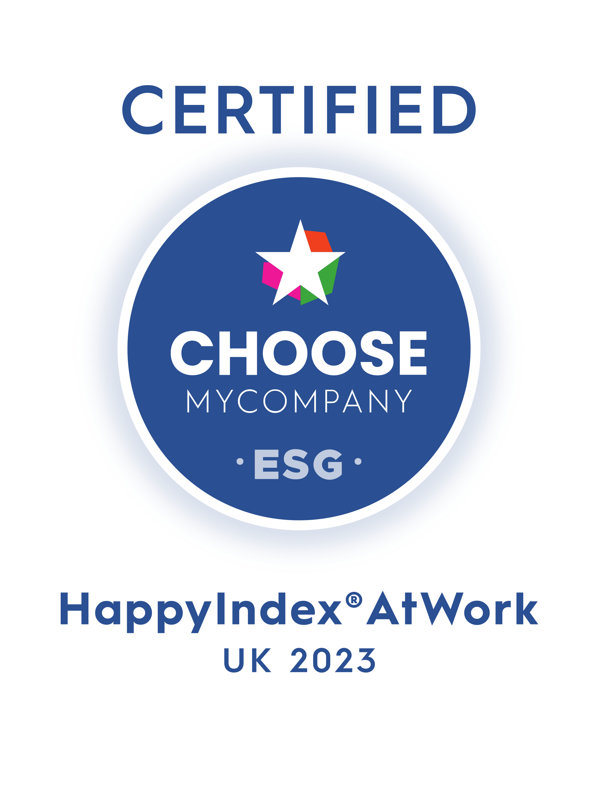 Label HappyIndex®AtWork | UK 2023