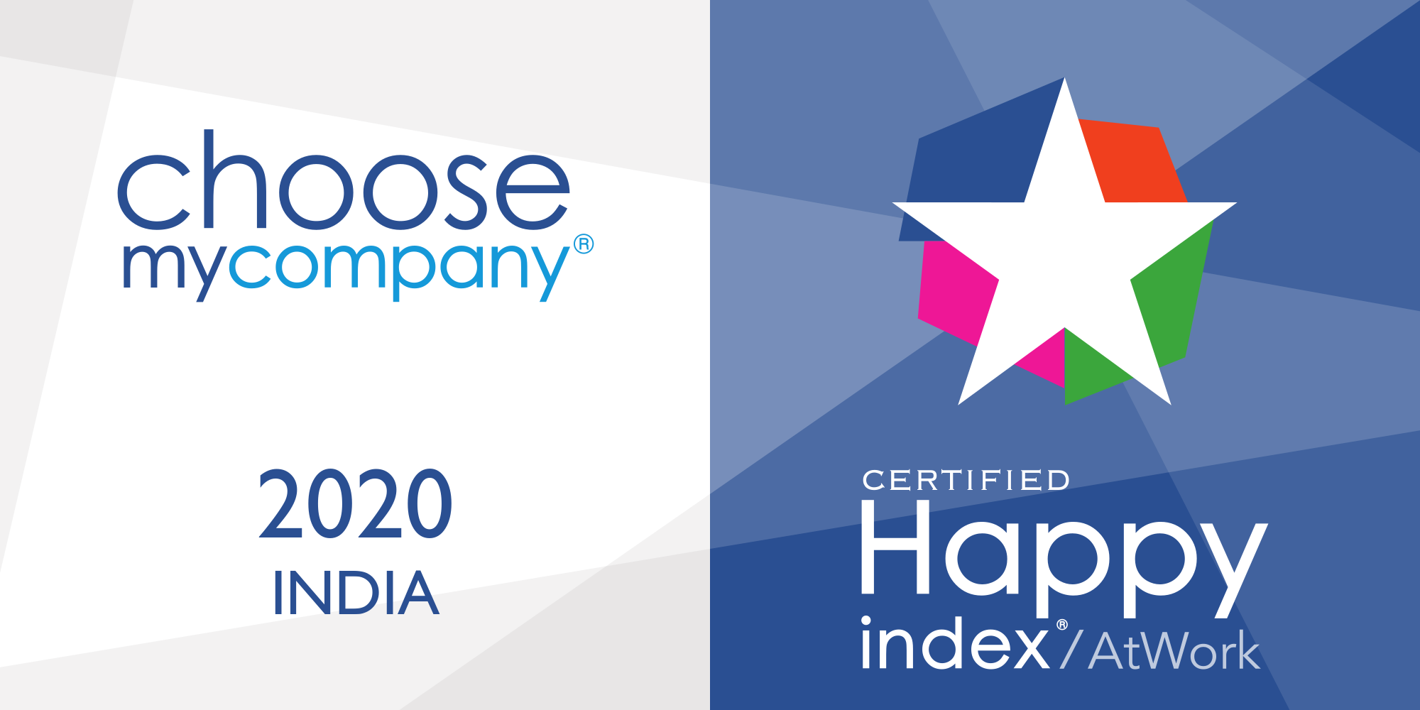 Logo HappyIndex®AtWork | India 2020