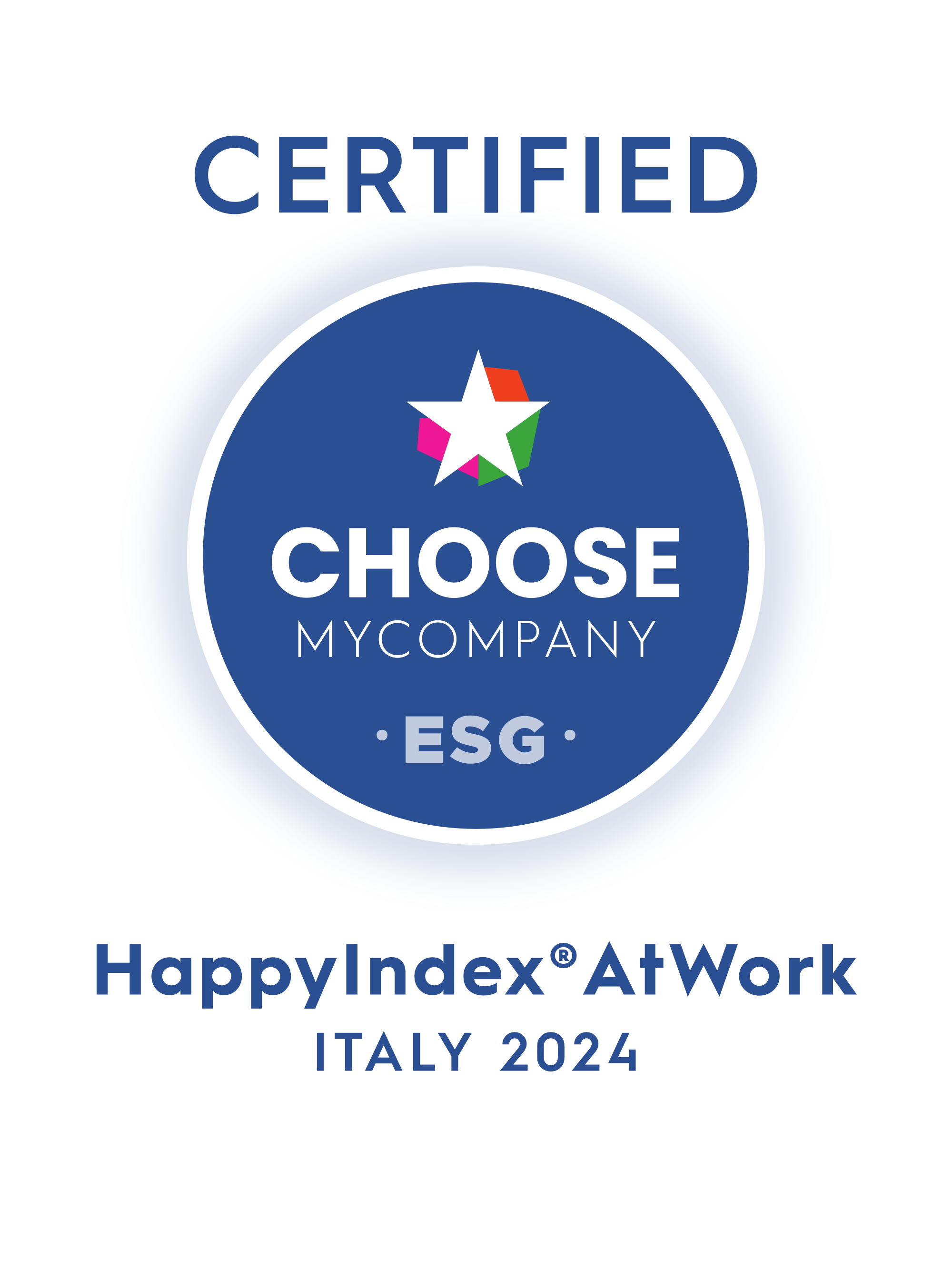 Label HappyIndex®AtWork | Italy 2024