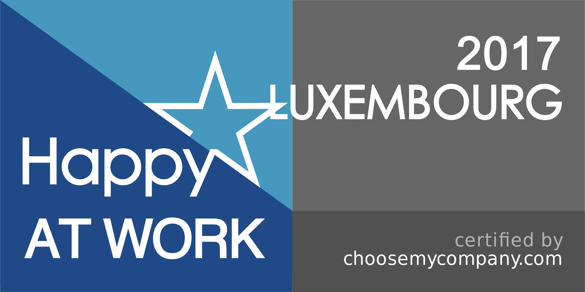 Logo HappyIndex®AtWork | Luxembourg 2017