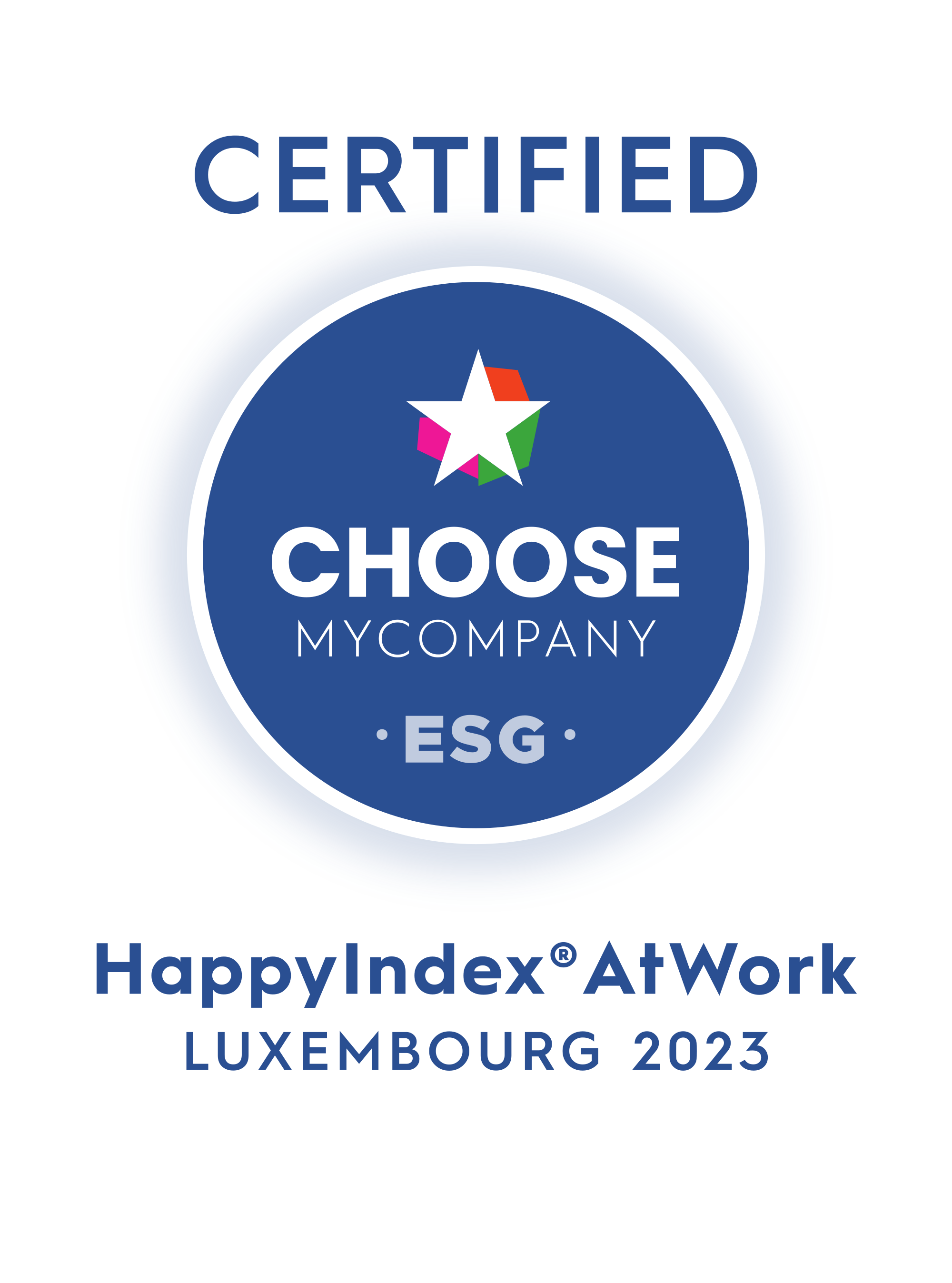 Label HappyIndex®AtWork | Luxembourg 2023