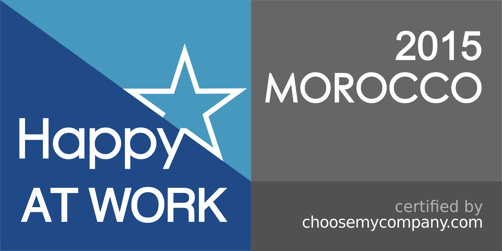 Logo HappyIndex®AtWork | Morocco 2015