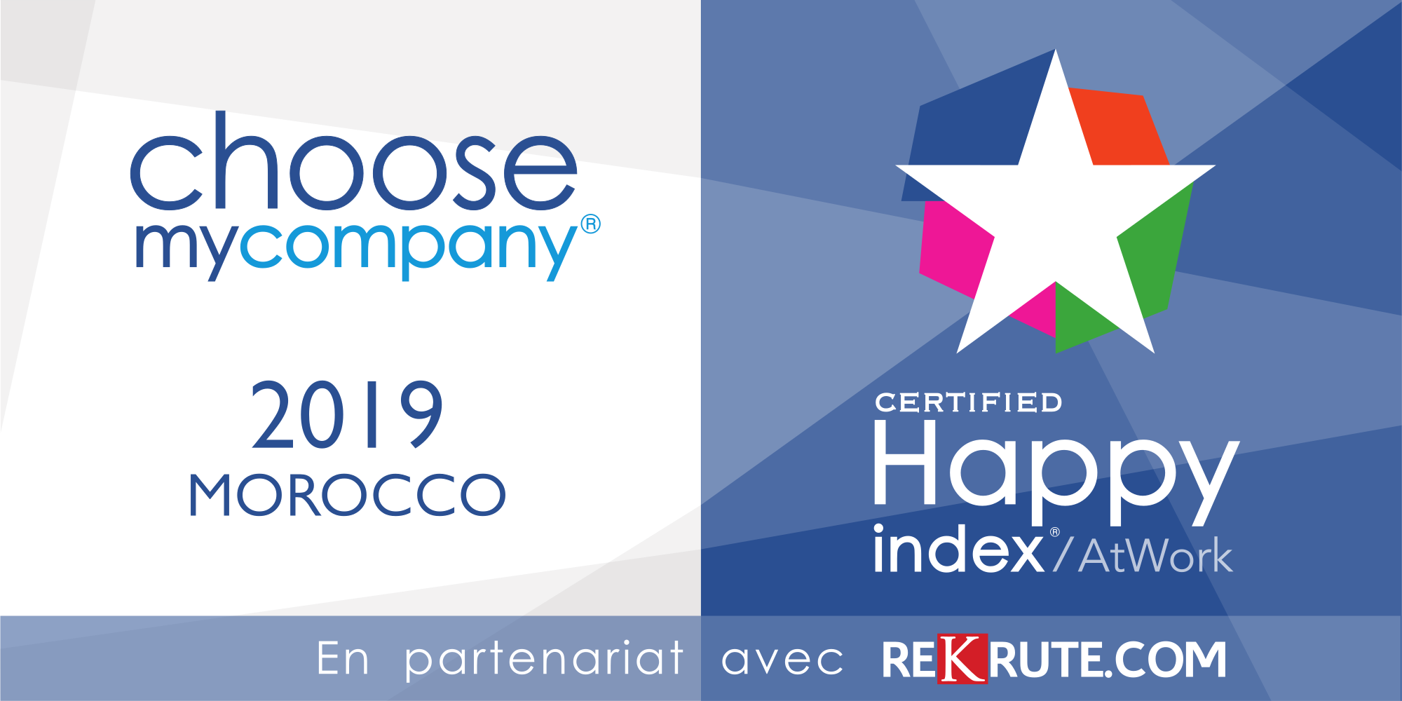 Logo HappyIndex®AtWork | Morocco 2019