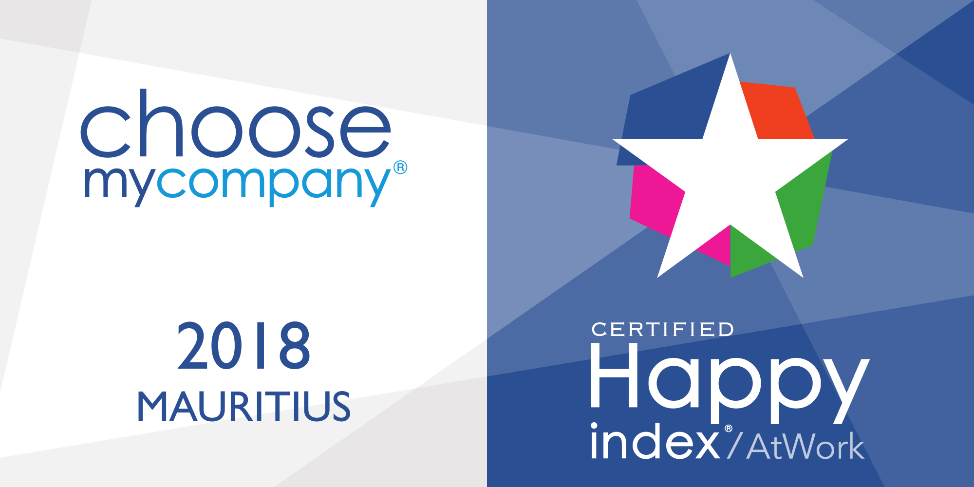 Logo HappyIndex®AtWork | Mauritius 2018