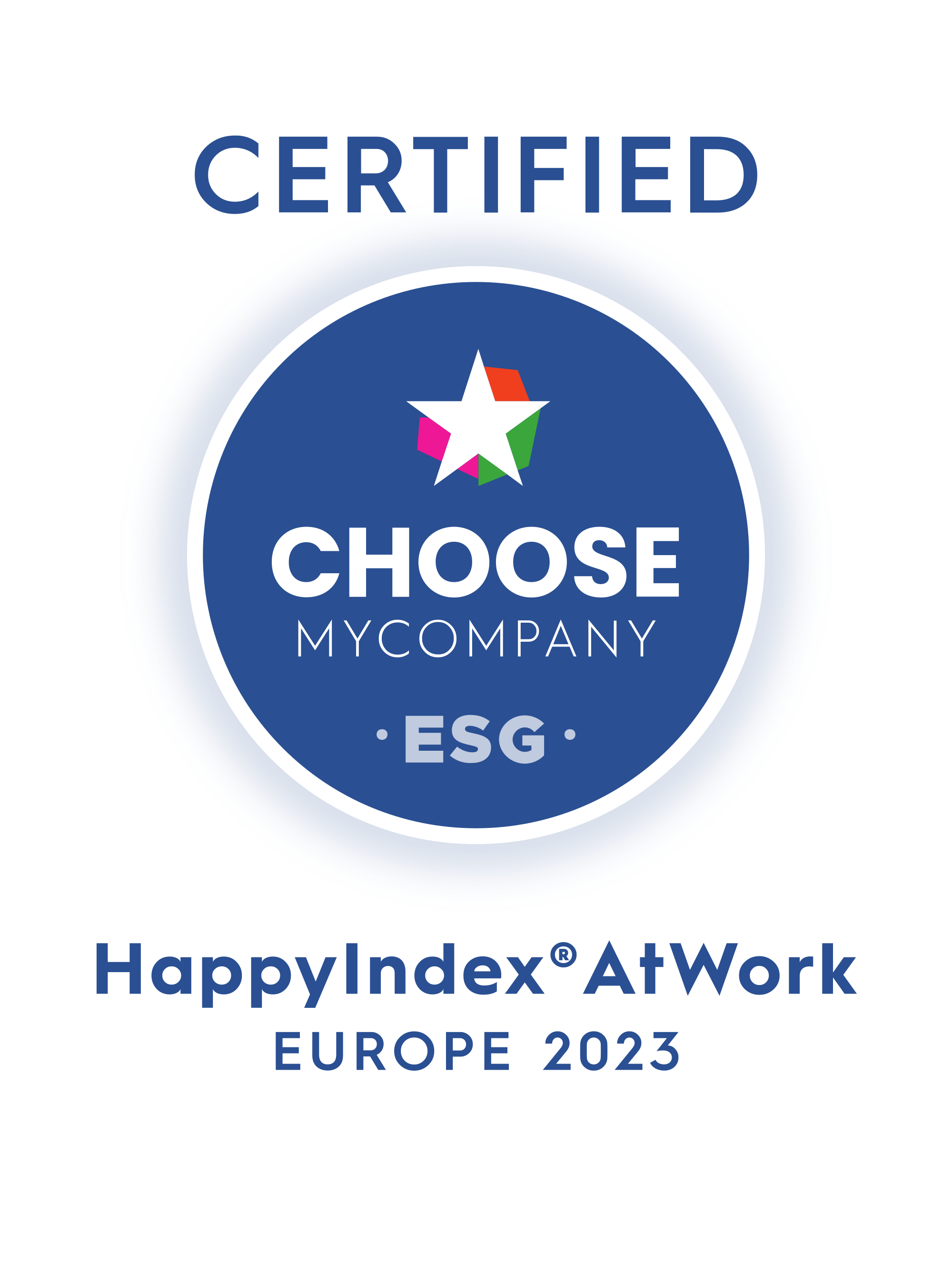 Logo HappyIndex®AtWork | Europe 2023