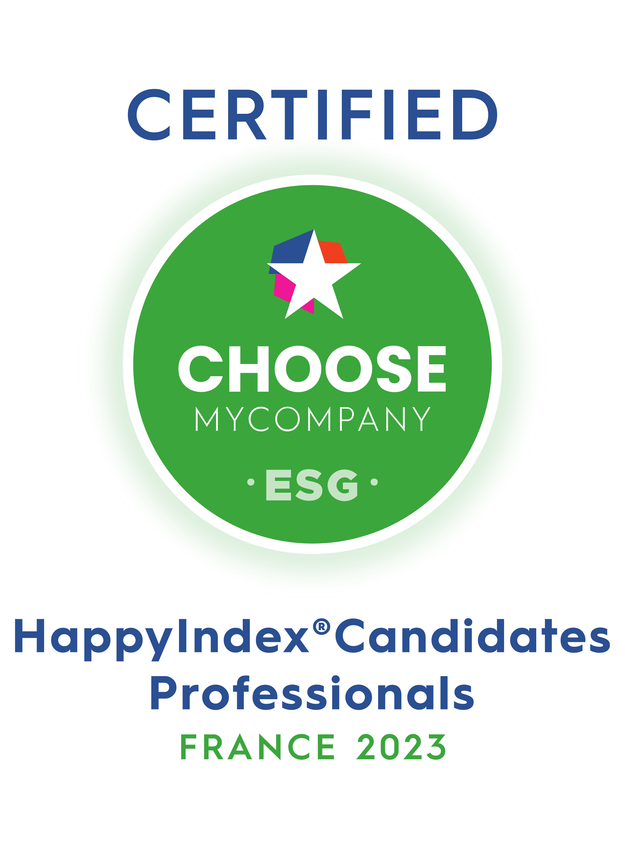 Logo HappyIndex®Candidates Professionals | France 2023