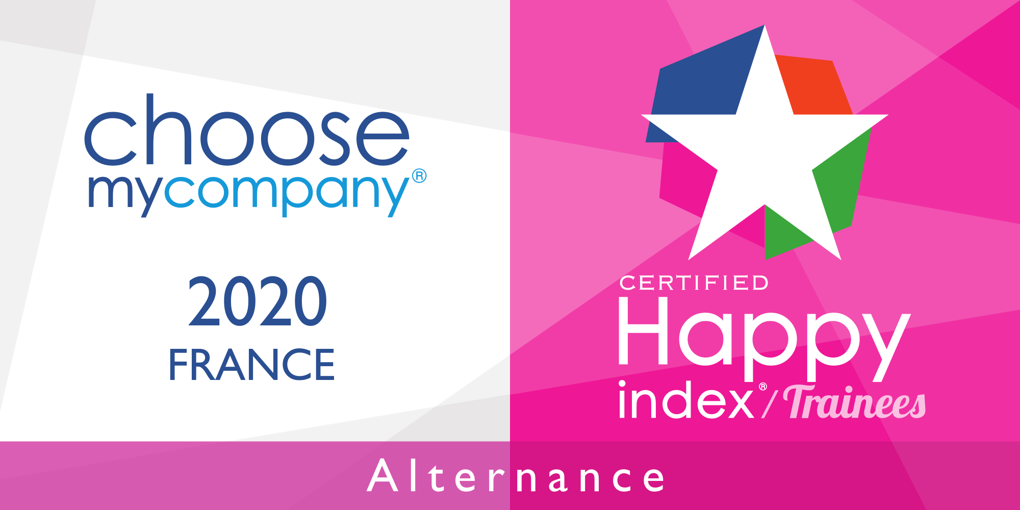 Logo HappyIndex®Trainees Alternance | France 2020